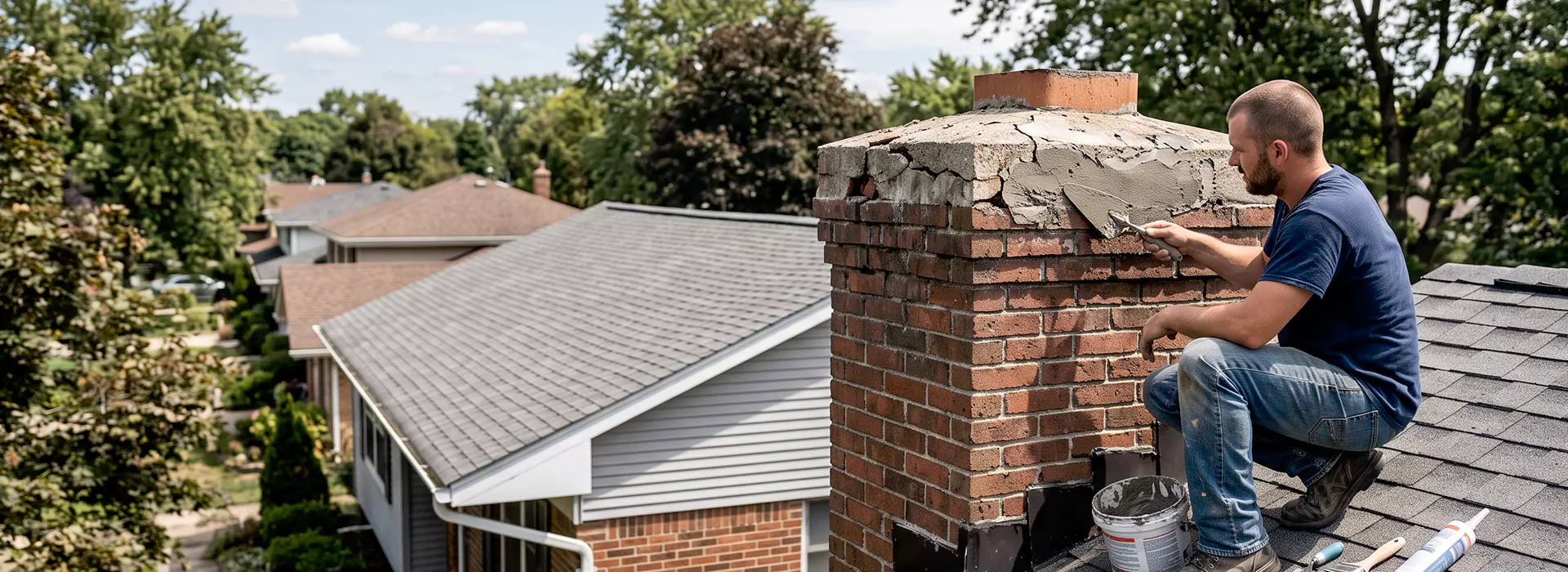 Chimney Crown Repair Pearland, TX