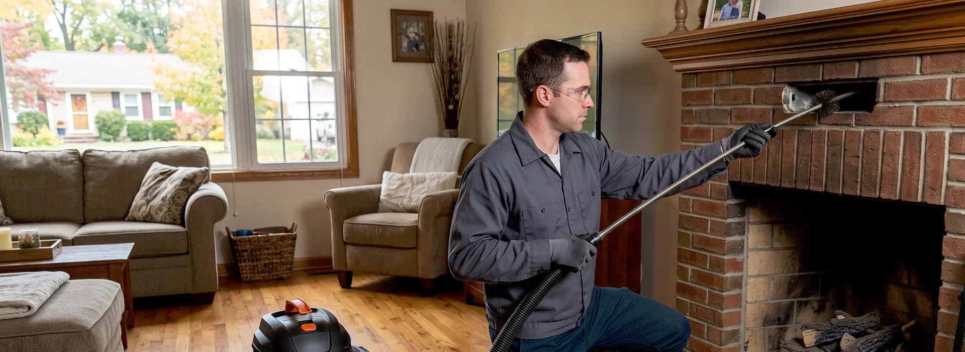 Fireplace Vent Cleaning in Pearland, TX