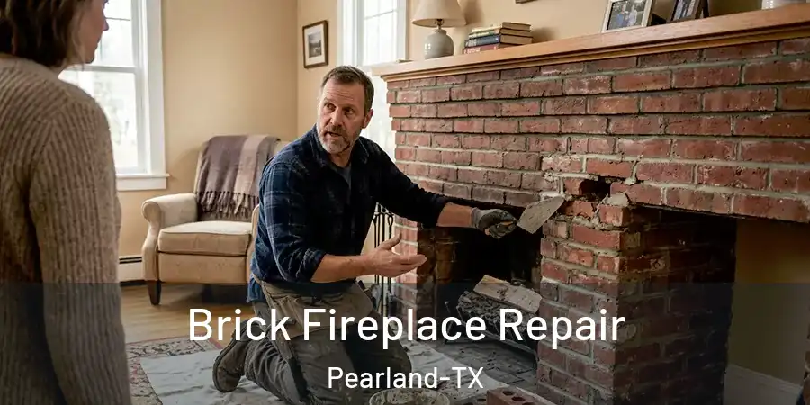 Brick Fireplace Repair Pearland-TX