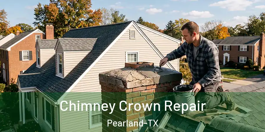 Chimney Crown Repair Pearland-TX