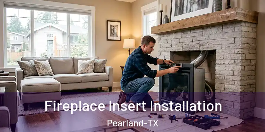 Fireplace Insert Installation Pearland-TX