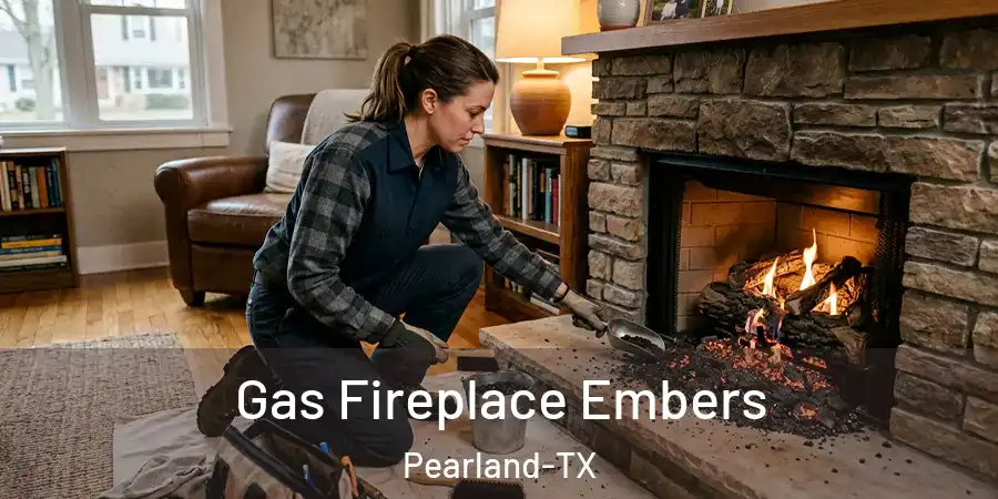 Gas Fireplace Embers Pearland-TX