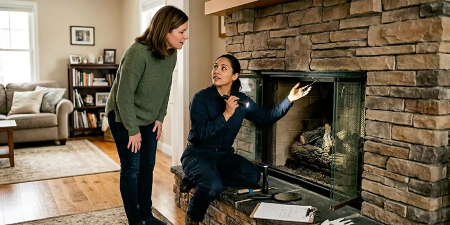 Home Fireplace Safety Inspection Pearland