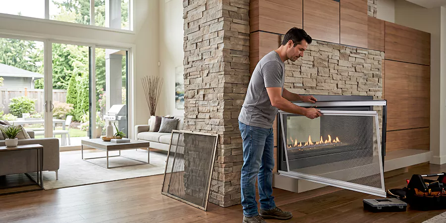 Fireplace Insert Screen Replacement Pearland