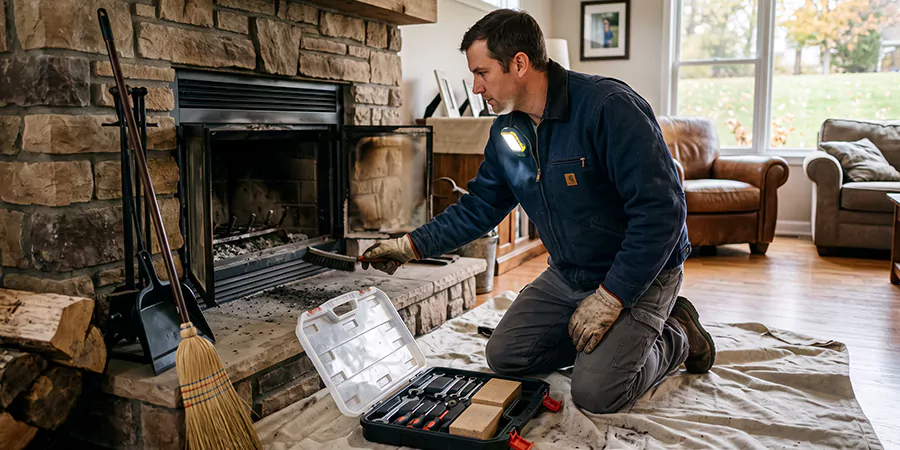 Wood Fireplace Repair in Pearland
