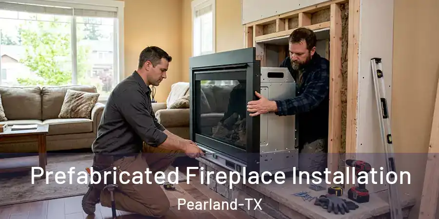 Prefabricated Fireplace Installation Pearland-TX